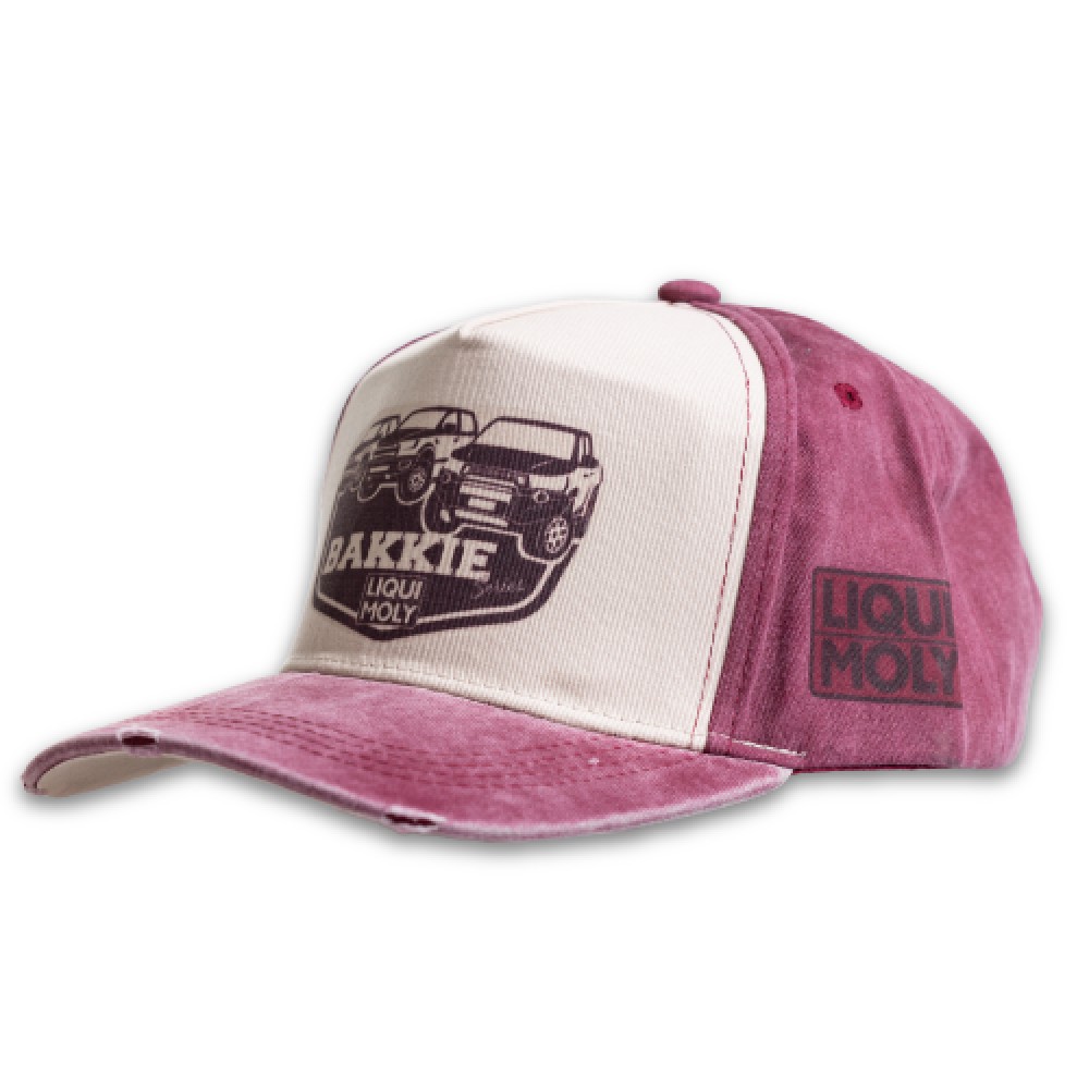 Bakkie Red Tripple Curved Cap