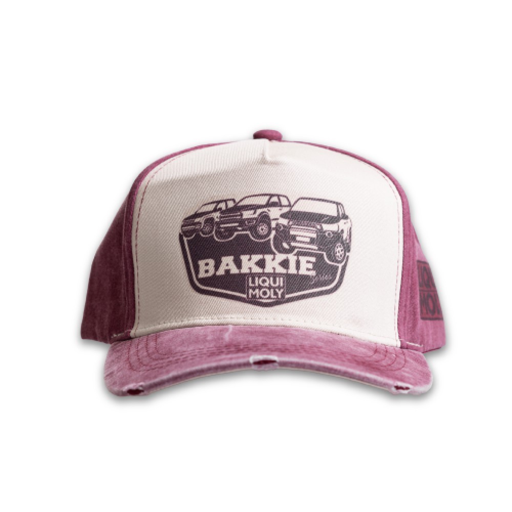Bakkie Red Tripple Curved Cap