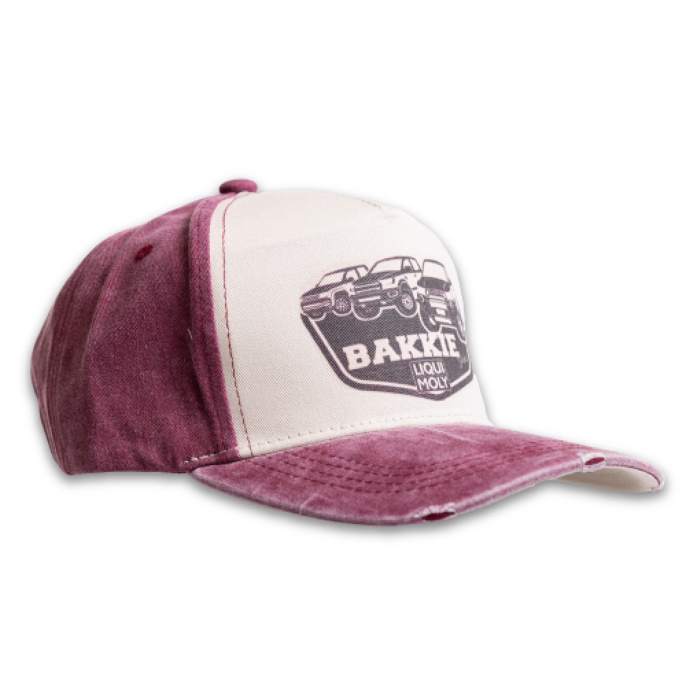Bakkie Red Tripple Curved Cap