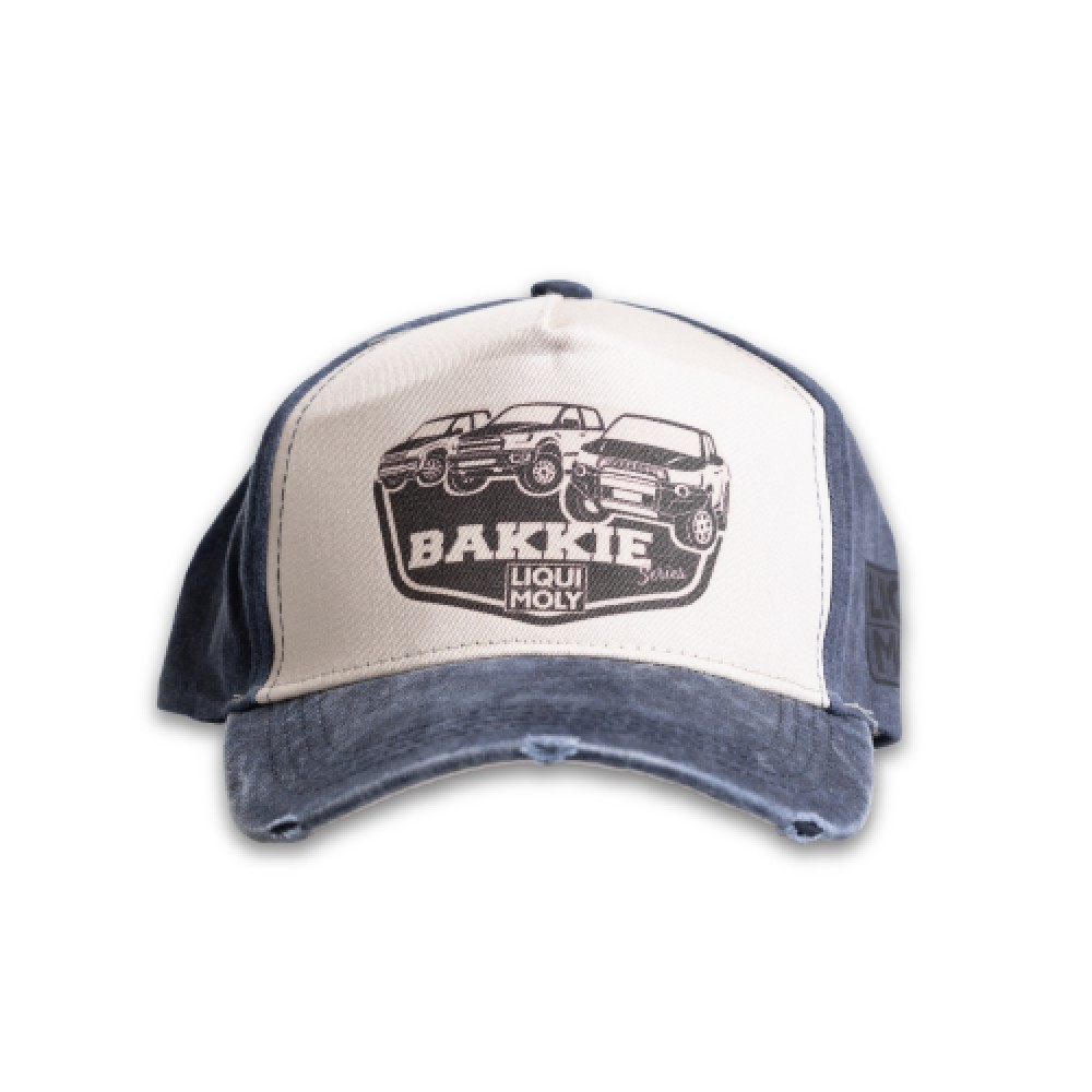 Bakkie Blue Tripple Curved Cap
