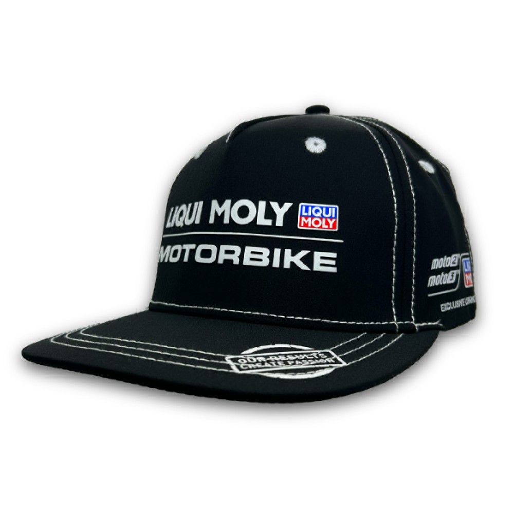 Motorbike Flat Black Cap