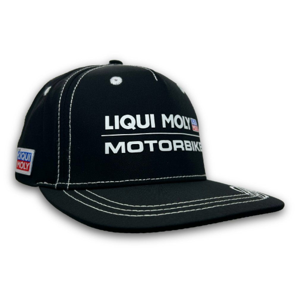 Motorbike Flat Black Cap