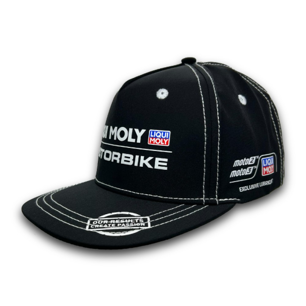 Motorbike Flat Black Cap