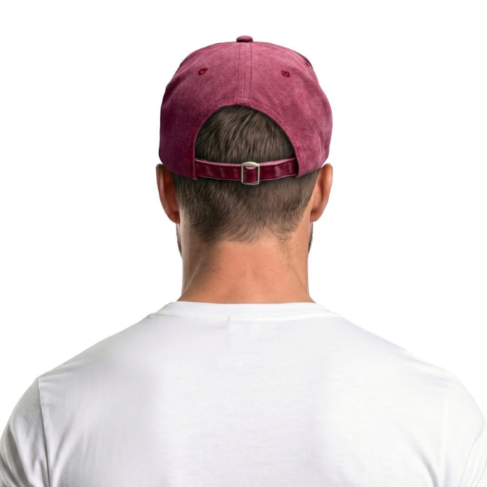 Bakkie Red Single Curved Cap